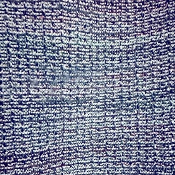 LOFT Women's Sz 12 Blue Multi Tweed Short Sleeve Sheath Dress Pockets EUC - Picture 3 of 6